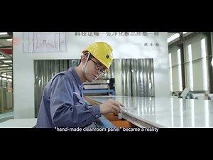 CLEANROOM PANELS AUTOMATIC CONTINUOUS PRODUCTION LINE