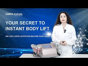 40K Lipo Laser Cavitation Machine Rose Gold Review | Cavitation + RF + Vacuum + Laser in One