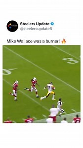 Mike Wallace had some serious speed! 👀🔥 - SeatGeek Code: STEELERSUPDATE Use code to get $20 off your first purchase! @teamseatgeek - #herewego #steelers #steelernation #nfl #steelersfootball #steelbees #steelersupdate #steelersupdatecom #benroethlisberger #discussion #tjwatt #minkahfitzpatrick #najeeharris #kennypickett #bigben #georgepickens #mikewallace #cardinals | Steelers Update