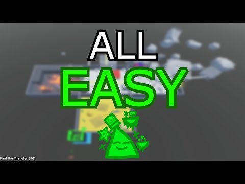 How to get ALL Easy Triangles in Find the Triangles (94) [Roblox]