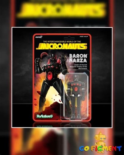 Baron Karza Micronauts Action Figure 1:18 Scale Super7 Reaction+ Collectible