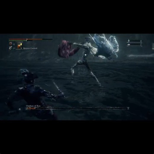 Orphan of Kos Destroyed with Blade of Mercy! Not many fight him like this! #bloodborne #trending