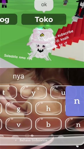 demi subscribe ku dia minta di kasih masuk ke yt ok lah tapi ini janji sekali ini video terakhir aku