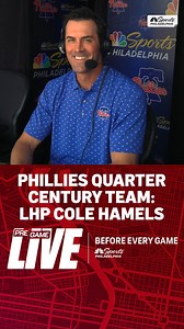 4.8K views · 56 reactions | HEY, WE KNOW THAT GUY! 朗 Cole Hamels becomes the second starting pitcher on our Phillies Quarter Century team, but where does that rank for Cole in his huge list of career accolades?  | NBC Sports Philadelphia | Facebook