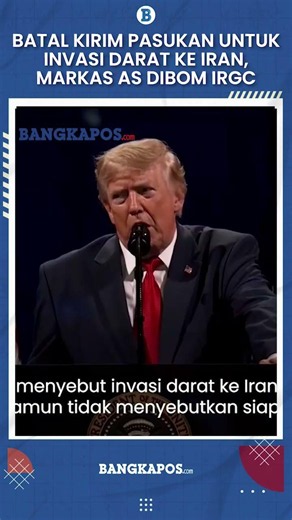 Trump Cancels US Ground Invasion of Iran, Washington's Military Bases Decimated by IRGC Bombings