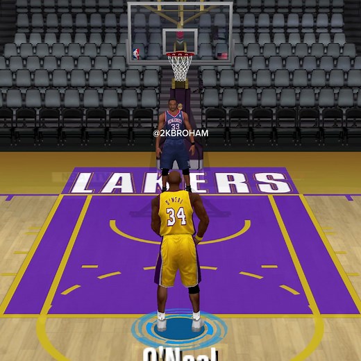 Shaq Free Throw, Which NBA 2K is this?#Shaq #Shaquilleoneal #Diesel #TheBigAristotle #Superman #ShaqFu #basketball #nba2k #nba #2kbroham | 2KBroham