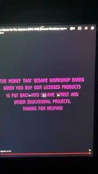 Closing to Sesame Street Kids guide to life learning to share Sesame workshop 1996 2001 VHS print