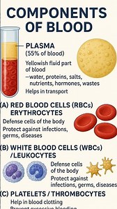 Component of Blood # Life Process # Class 10 # Biology