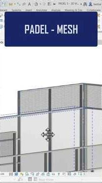 Upper Mesh #padel #arsitektur #revit