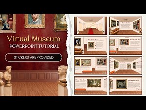 HOW TO MAKE VIRTUAL MUSEUM PRESENTATION || Step by Step tutorial! 💻🖼