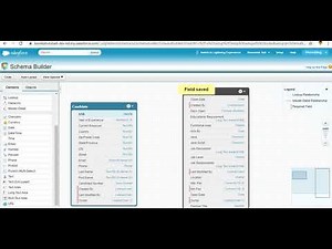 Schema builder in Salesforce - Creating fields for candidate object - Recreating Apps