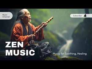 Chinese Bamboo Flute in the Rainy Forest - Chinese Zen Music for Soothing, Healing