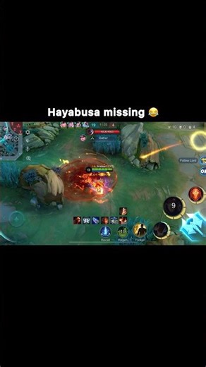 Hayabusa missing🥶#mobilelegends #avataar11 #mlbb #aldous #shorts
