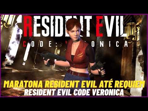 Live Jogando Resident Evil Code Veronica PS2 | MARATONA Resident Evil até REQUIEM! Parte 1