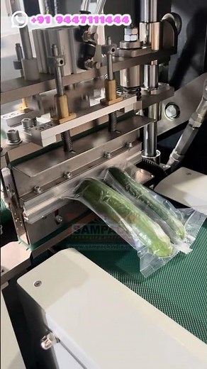 Fresh Vegetable Vacuum Packing | Longer Shelf Life & 2X Freshness | Automatic Flow Wrap Demo