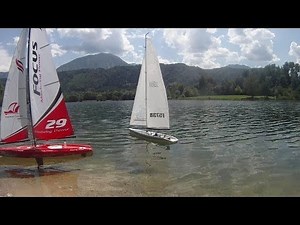 RC Sailboat 2 Segelboote Focus and Seacret