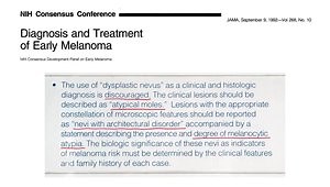 Dysplastic Nevi: Navigating the Risk Landscape
