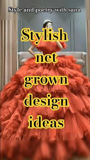 Stylish Net Gown Design Ideas | Latest Net Gown Fashion 2025 | Beautiful Party Wear Gowns