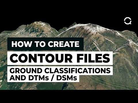 How to: Generate Contours, Ground Classifications, and DTMs / DSMs