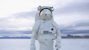 Astronaut Spaceman Walking On Planet Surface Stock Footage Video (100% Royalty-free) 1059381755 | Shutterstock
