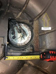 Fuel pump access panel info