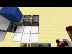 Minecraft - Quick & Easy 3x3 Trapdoor (Using Slimeblocks)