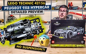 [RacingBrick] 乐高技术42156标致9x8详细的预览，带有异常细节！