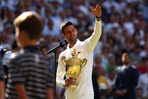"It is a relief to win after everything that has happened this year, it adds more value, more meaning, and more emotion" - Novak Djokovic after winning 7th Wimbledon crown