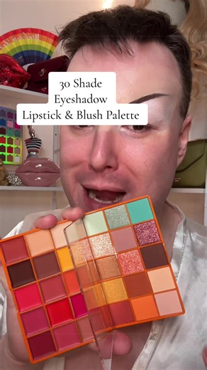 £12.99 for Eyeshadow , Lipstick AND Blush in One Palette OMG @Makeup Revolution #makeup #tiktokmademebuyit #eyeshadow #affordablemakeup #fyp