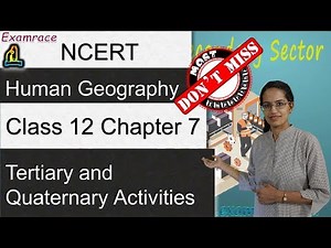 Tertiary and Quaternary Activities - Introduction Video Lecture | Geography Class 12 - Humanities/Arts