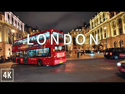 London Night Walk 🌙 Victoria to Oxford Circus 4K