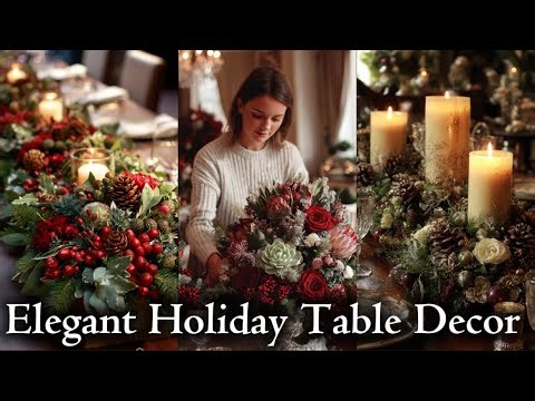 STUNNING Christmas Centerpiece Ideas That Will WOW Your Holiday Table 🎄