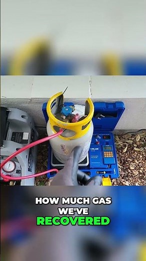 HVAC Refrigerant Recovery: Step-by-Step Guide and Diagnosis - Paradigm Cooling #shorts