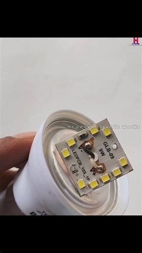 How to repair LED bulb #LEDBulbrepair #howtorepair #electrician #motorwinding #electricwork #Ledlightrepair #hipowerelectricworks #motorwindingtutorial #electricaltutorial | Hi power electric works
