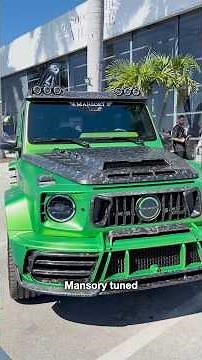 It's A One Of Seven Mansory Mercedes G-Wagen! 😍 #mansory #mercedesbenz #gwagen