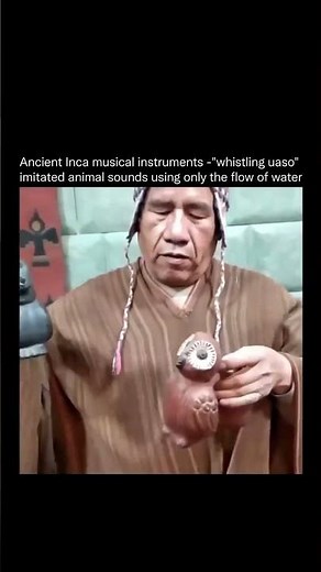 The ancient Inca civilization crafted unique musical instruments known as “whistling vessels”