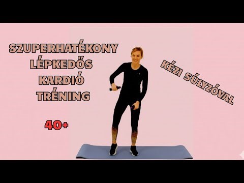 40+ Súlyzós Kardió Edzés – Zsírégetés Otthon | 30 perc