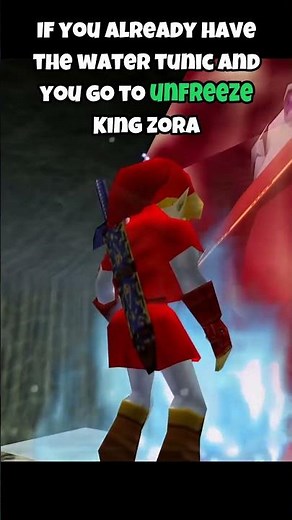 King Zora’s Secret Dialogue If You Already Have the Zora Tunic | Ocarina of Time