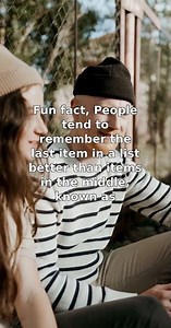 Remember Last? It's the Serial Position Effect!