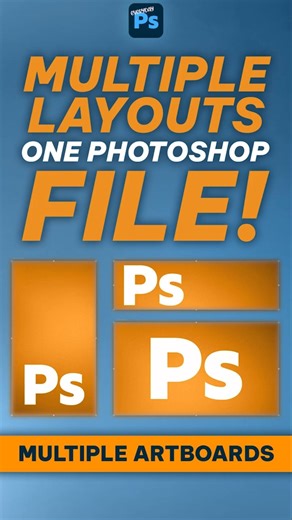 Design Multiple Graphics in ONE Photoshop File (Beginner Tutorial)