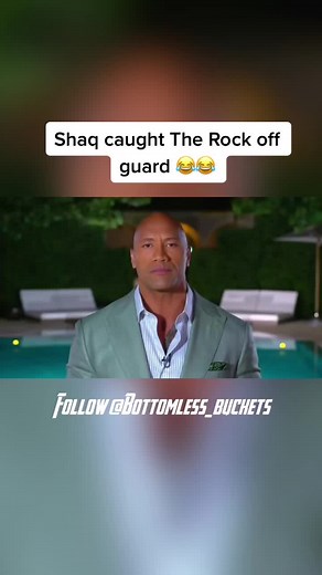 Shaq Caught The Rock Off Guard in Inside the NBA | Hilarious Moment