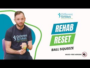 Rehab Reset Ball Squeeze Exercise – Improve Grip Strength | Stroke & Hand Rehab - Without Music
