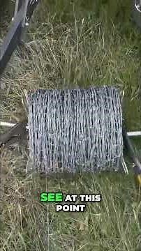 Barbed Wire Nightmare: How to Avoid a Mess & Keep Your Hands Safe! #shorts