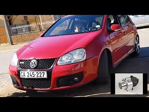 VW Golf 5 GTI BWA Manual - Diverter Valve Unplugged Turbo Sound