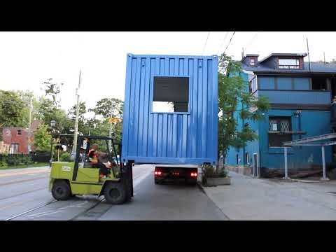 Shipping-Container Studio Transforms a Roncesvalles Home into a Creative Live-Work Space