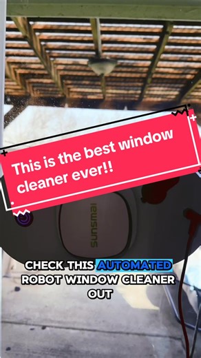This thing is so SUPER cool!! This is the SUNSMAI automated window cleaning robot!! #SUNSMAI #springclean #springcleaning #windowcleaning #tiktokviral