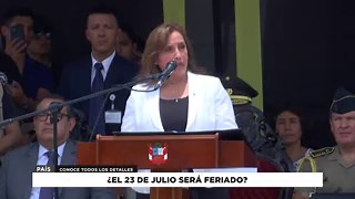 ¿El 23 de julio será feriado? Aquí te explicamos todo sobre la fecha