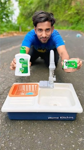Dettol Soap Vs Handwash Dispenser Bottle Testing 😅 #shorts