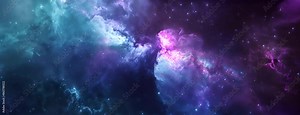 Cosmic aurora portrait, featuring aurora borealis effects and cosmic landscapes, hyperrealistic 4K photo. 4K Video
