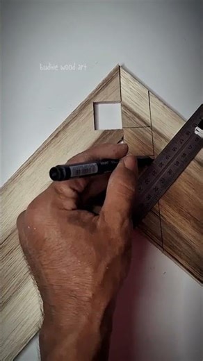 How to Make a Perfectly Flawless Miter Joinery #shorts